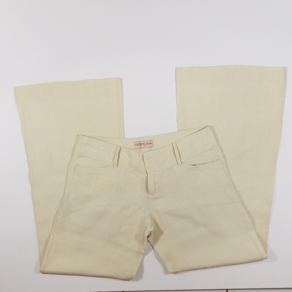 Guess Pants - Guess Jeans Wide Leg Linen Pants Size 28